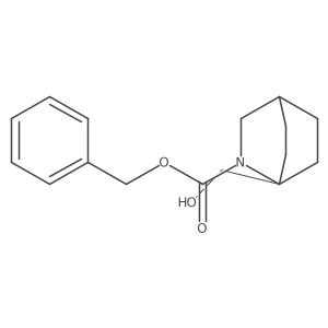 Benzyl 1-(hydroxymethyl)-2-azabicyclo[2.2.2]octane-2-carboxylate结构式