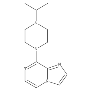 1-{Imidazo[1,2-a]pyrazin-8-yl}-4-(propan-2-yl)piperazine Structure