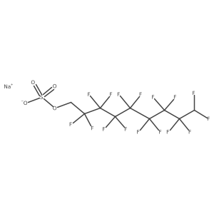 Sodium 2,2,3,3,4,4,5,5,6,6,7,7,8,8,9,9ahexadecafluorononyl sulfate Structure