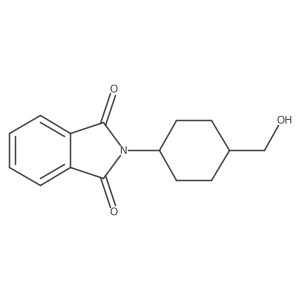 1H-Isoindole-1,3(2H)-dione, 2-[4-(hydroxymethyl)cyclohexyl]- Structure