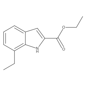 Ethyl 7-ethyl-1H-indole-2-carboxylate结构式