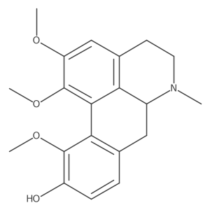 (6aR)-5,6,6a,7-Tetrahydro-1,2,11-trimethoxy-6-methyl-4H-dibenzo[de,g]quinolin-10-ol Structure