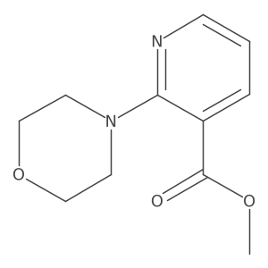 Methyl 2-(morpholin-4-YL)pyridine-3-carboxylate Structure