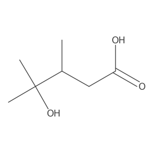 4-Hydroxy-3,4-dimethylpentanoic acid Structure