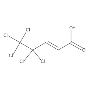 4,4,5,5,5-Pentachloro-2-pentenoic acid结构式