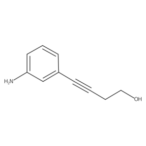 4-(3-Aminophenyl)but-3-yn-1-ol Structure