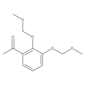 1-(2,3-Bismethoxymethoxyphenyl)ethanone Structure