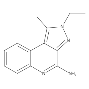 2-Ethyl-1-methyl-2h-pyrazolo[3,4-c]quinolin-4-amine Structure