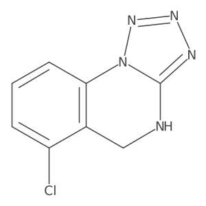 6-Chloro-1,5-dihydrotetrazolo[1,5-a]quinazoline Structure