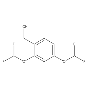 [2,4-Bis(difluoromethoxy)phenyl]methanol Structure
