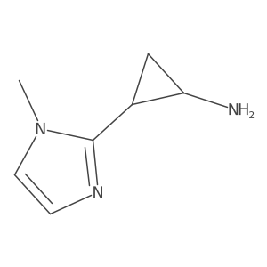 2-(1-methyl-1H-imidazol-2-yl)cyclopropan-1-amine Structure