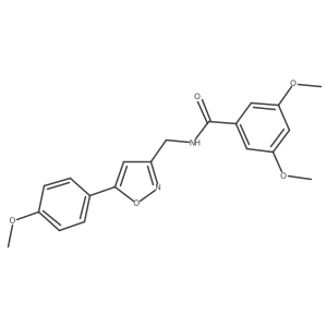 3,5-dimethoxy-N-((5-(4-methoxyphenyl)isoxazol-3-yl)methyl)benzamide Structure