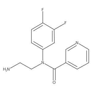 N-(2-Aminoethyl)-N-(3,4-difluorophenyl)-3-pyridinecarboxamide Structure