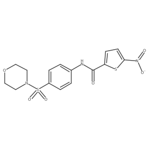 N-[4-(Morpholine-4-sulfonyl)phenyl]-5-nitrothiophene-2-carboxamide结构式