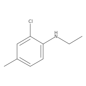 2-chloro-N-ethyl-4-methylaniline结构式