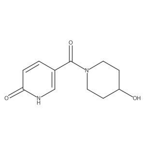 (4-Hydroxypiperidin-1-yl)(6-hydroxypyridin-3-yl)methanone Structure