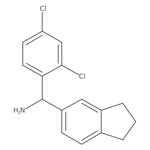 I+/--(2,4-Dichlorophenyl)-2,3-dihydro-1H-indene-5-methanamine结构式