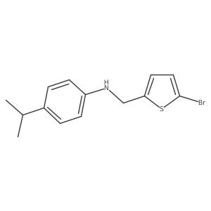 5-Bromo-N-[4-(1-methylethyl)phenyl]-2-thiophenemethanamine Structure
