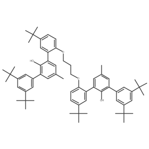 [1,a1':3',a1''-aTerphenyl]a-a2'-aol, 2,a2'''-a[1,a3-apropanediylbis(oxy)a]abis[3'',a5,a5''-atris(1,a1-adimethylethyl)a-a5'-amethyl-结构式