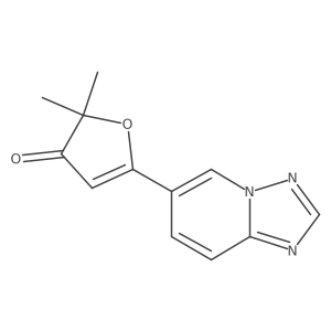 5-([1,2,4]triazolo[1,5-a]pyridin-6-yl)-2,2-dimethylfuran-3(2H)-one Structure