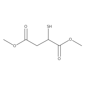 Dimethyl (S)-2-mercaptosuccinate结构式