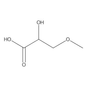 (R)-2-Hydroxy-3-methoxypropanoic acid Structure