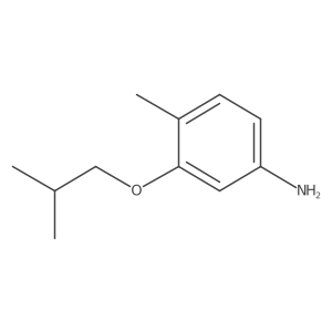 4-Methyl-3-(2-methylpropoxy)aniline Structure