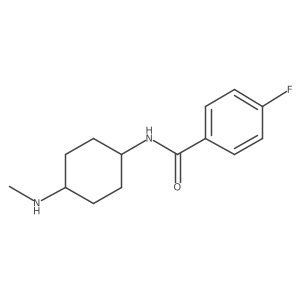 Benzamide, 4-fluoro-N-[4-(methylamino)cyclohexyl]- Structure