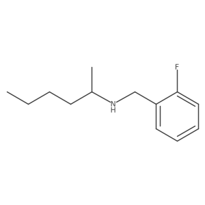 [(2-Fluorophenyl)methyl](hexan-2-yl)amine Structure