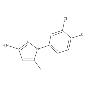 1-(3,4-dichlorophenyl)-5-methyl-1H-pyrazol-3-amine Structure