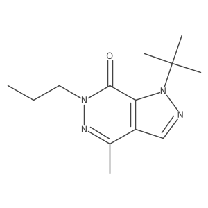 1-(tert-butyl)-4-methyl-6-propyl-1H-pyrazolo[3,4-d]pyridazin-7(6H)-one Structure