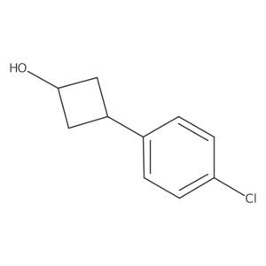 3-(4-Chlorophenyl)cyclobutan-1-ol结构式