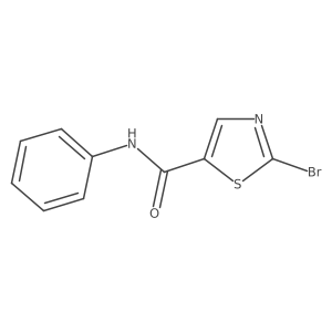 2-Bromo-N-phenyl-5-thiazolecarboxamide Structure