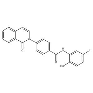 N-(5-chloro-2-hydroxyphenyl)-4-(4-oxoquinazolin-3(4H)-yl)benzamide Structure