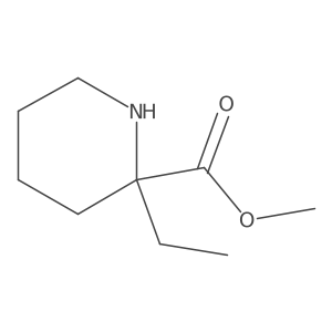 Methyl 2-ethylpiperidine-2-carboxylate结构式
