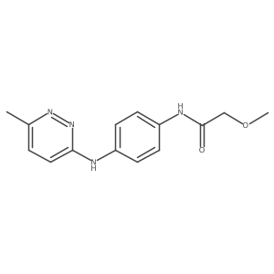 2-methoxy-N-(4-((6-methylpyridazin-3-yl)amino)phenyl)acetamide Structure