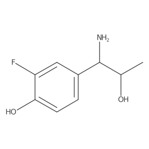 4-((1R,2R)-1-Amino-2-hydroxypropyl)-2-fluorophenol结构式