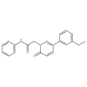 2-(3-(3-methoxyphenyl)-6-oxopyridazin-1(6H)-yl)-N-(pyridin-2-yl)acetamide Structure
