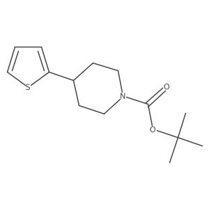 Tert-butyl 4-(thiophen-2-yl)piperidine-1-carboxylate Structure