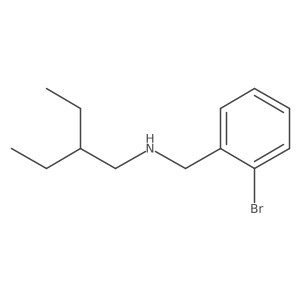 [(2-Bromophenyl)methyl](2-ethylbutyl)amine Structure