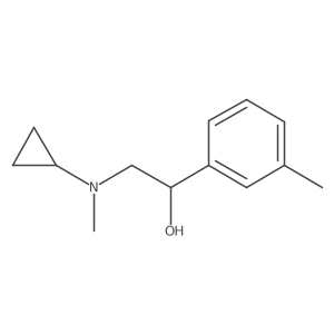 2-[Cyclopropyl(methyl)amino]-1-(3-methylphenyl)ethan-1-ol Structure