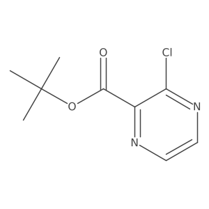 tert-Butyl 3-chloropyrazine-2-carboxylate结构式