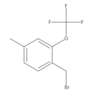 4-Methyl-2-(trifluoromethoxy)benzyl bromide结构式