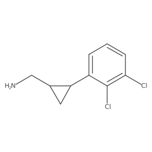 [2-(2,3-Dichlorophenyl)cyclopropyl]methanamine Structure
