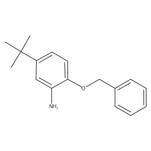 2-(Benzyloxy)-5-tert-butylaniline Structure