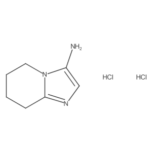 5,6,7,8-Tetrahydroimidazo[1,2-a]pyridin-3-amine dihydrochloride结构式