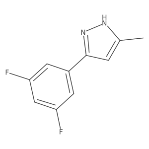 3-(3,5-difluorophenyl)-5-methyl-1H-pyrazole Structure