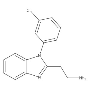 2-[1-(3-chlorophenyl)-1H-1,3-benzodiazol-2-yl]ethan-1-amine Structure