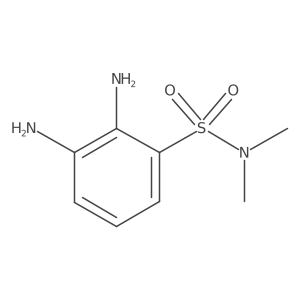 2,3-diamino-N,N-dimethylbenzenesulfonamide Structure