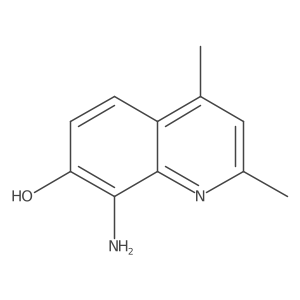 8-Amino-2,4-dimethylquinolin-7-ol Structure